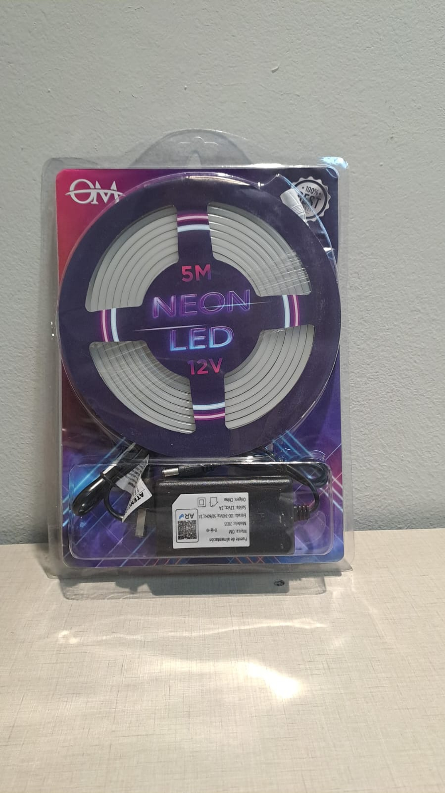 KIT TIRA DE LED TIPO NEON 5 M BLANCO FRIO