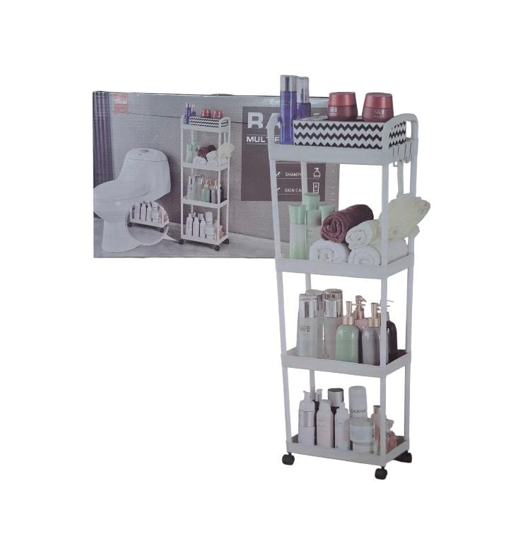 ORGANIZADOR CON RUEDAS Y ESTANTES COCINA BAÑO S-2399