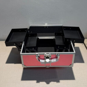 ORGANIZADOR DE MAQUILLAJE VALIJA ALUMINIO