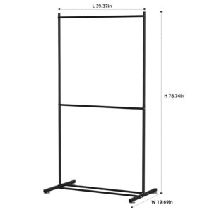 ORGANIZADOR DE ROPA 185X100X40CM PERCHERO