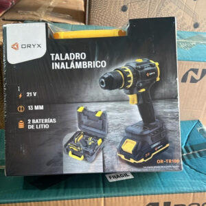 Oryx Taladro Inalámbrico Recargable Doble Batería OR-TR100