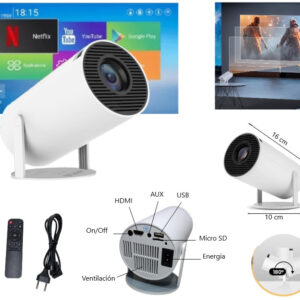 Proyector 4k android hy300