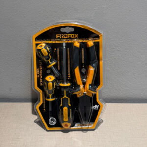 SET DE ALICATES + DESTORNILLADOR 5PCS 609805
