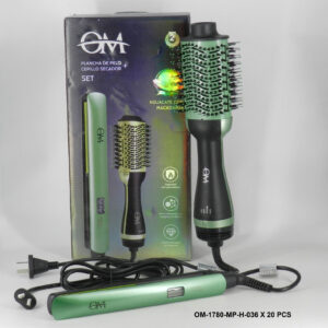 SET PEINE SECADOR + PLANCHITA OM/BULLTEC