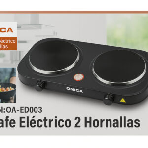 anafe elecrtrico 2 hornallas onica