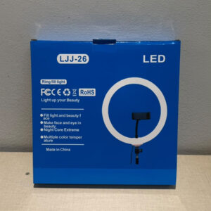 aro led 10″ blanco con tripode 2 m