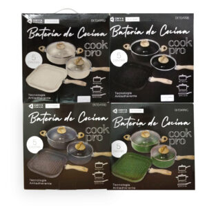 bateria de cocina oryx ekt0499D GRIS
