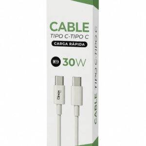 CABLE TIPO C A TIPO C CARGA RAPIDA 5 AM DINAX DXCABTCTC