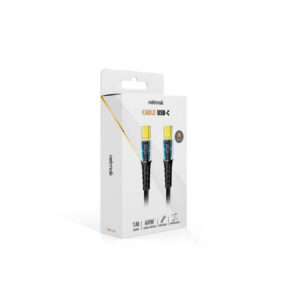 CABLE TIPO C A TIPO C NETMAK NM-122 1M 60W