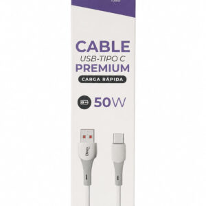 CABLE USB A TIPO C CARGA RAPIDA 5 AM DINAX DXC5AUSBTC