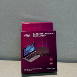 cargador universal notebook om ficha lenovo y hp