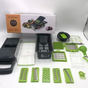 cortador mandolina de verduras multiuso 16 piezas md-160