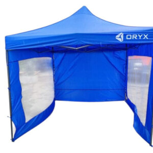 gazebo oryx azul 3×3 con 3 paredes