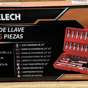 HERRAMIENTAS 46 PIEZAS TUBO LLAVE CRIQUET MELECH