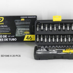kit de herramientas stardom 46 piezas tubo sd1046