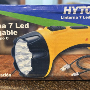 linterna recargable hytoshy 7 leds