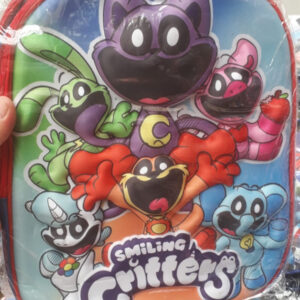 mochila jardin doble cierre 12″ 3 d critters