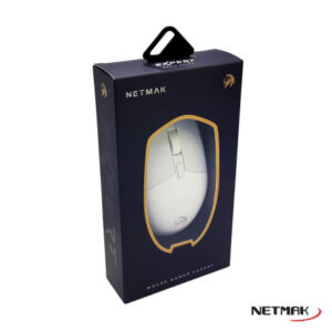MOUSE USB NETMAK GAMER NM-EXPERT-W BLANCO