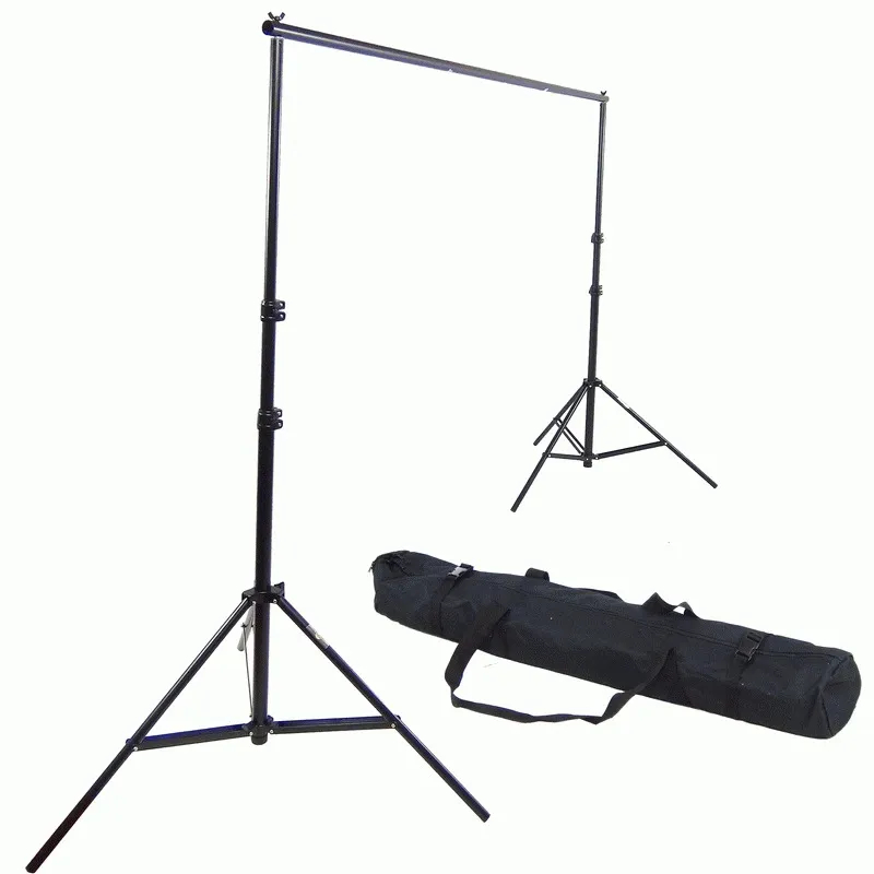 soporte porta pantalla 2.6m x 3 m con 2 tripodes (no inclye pantalla)