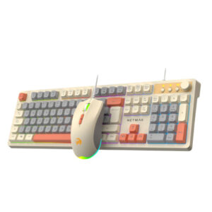 TECLADO Y MOUSE MINIMALISTA NETMAK NM-TM34