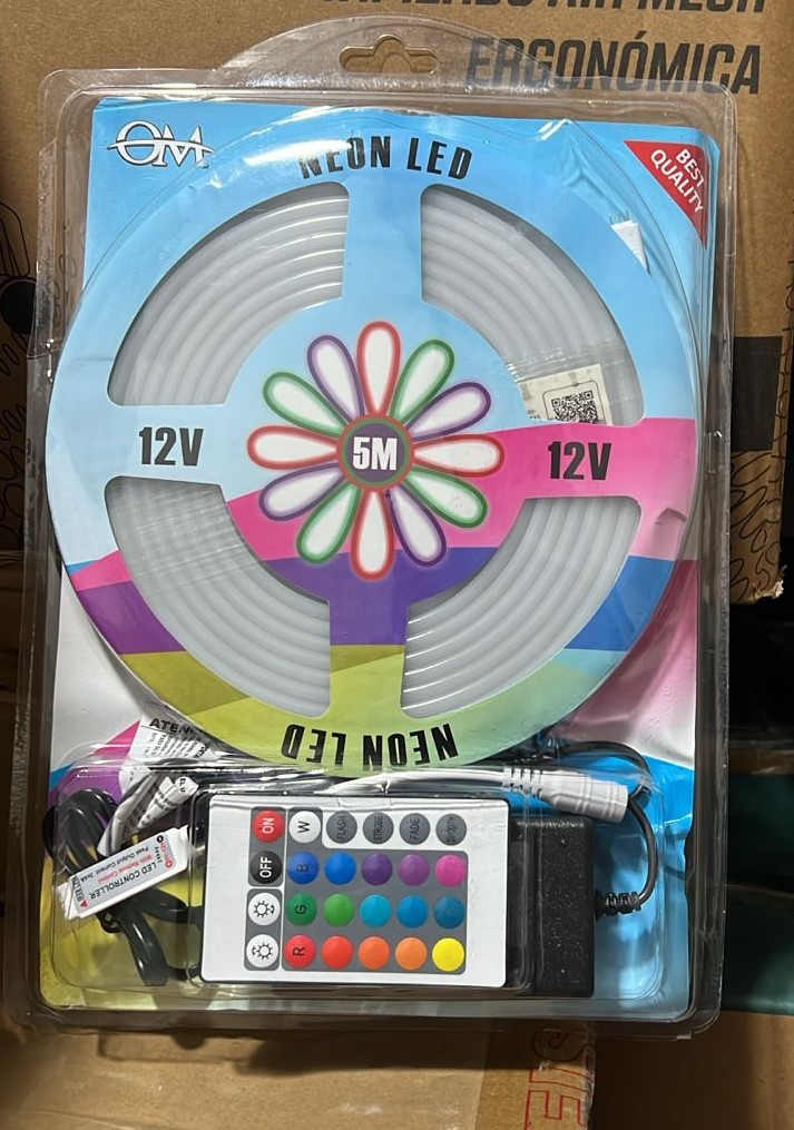 tira neon rgb TODOS LOS COLORES  kit completo 2835