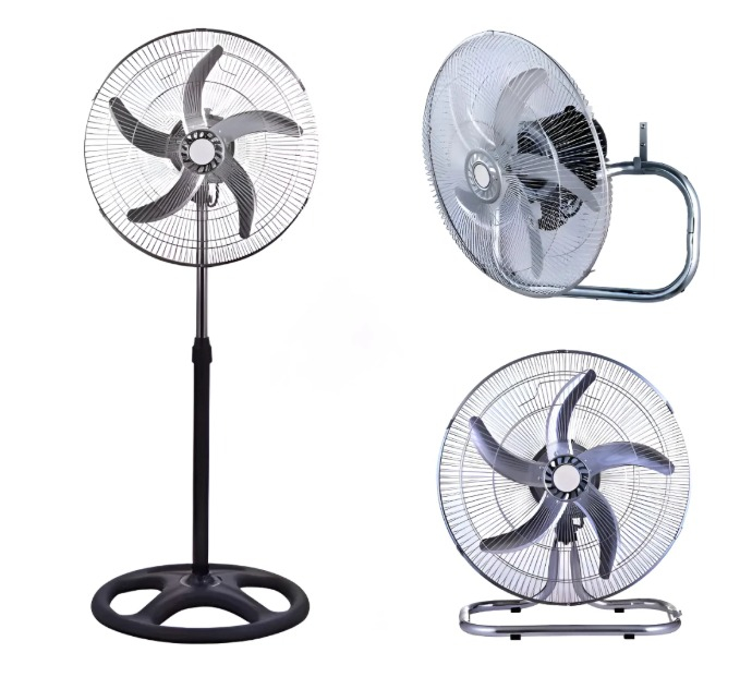 ventilador Malibu 18″ 3 en 1 pie pared turbo 5 aspas metalicas OFERTA SIN DESCUENTO