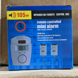 ALARMA CON SENSOR DE MOVIMIENTO Y CONTROL REMOTO MELECH-558
