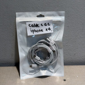 CABLE DE IPHONE C – C EN BOLSITA X4