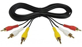 CALBLE 3 RCA A 3RCA PARA DVD SUELTO 1.5 METROS