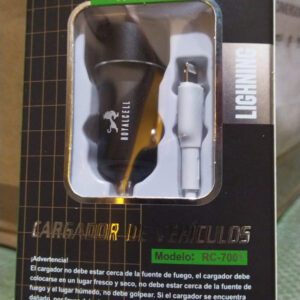 cargador de auto royalcell rc-7001 iphone