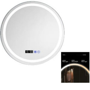 K-64224 ESPEJO LUZ LED TACTIL REDONDO USB 60CM SIN MARCOS