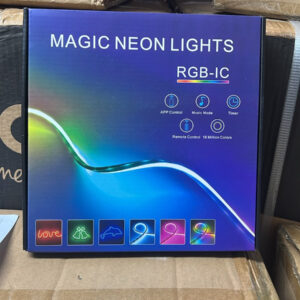 LUZ DE NEON TIRA 5 M FLEXIBLE USB CON CONTROL REMOTO Y APP RGB