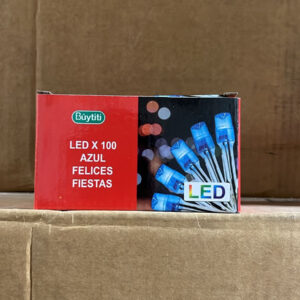 LUZ NAVIDEÑA 100 LEDS COLOR AZUL POL 7