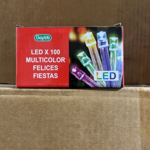 LUZ NAVIDEÑA 100 LEDS COLORES RGB POL 5