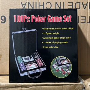 MALETIN CON 100 FICHAS DE POKER