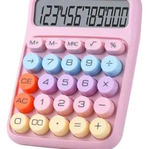 CALCULADORA 12 DIGITOS COLORES PASTELES KARUIDA KK-2260