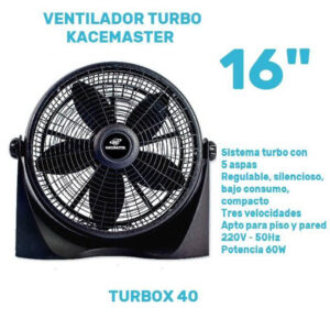 VENTILADOR turbo kacemaster 16″ sin descuento